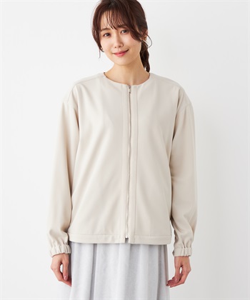 ノーカラーブルゾン A/C DESIGN BY ALPHA CUBIC｜クロスプラス公式通販