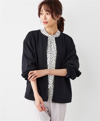 ノーカラーブルゾン A/C DESIGN BY ALPHA CUBIC｜クロスプラス公式通販