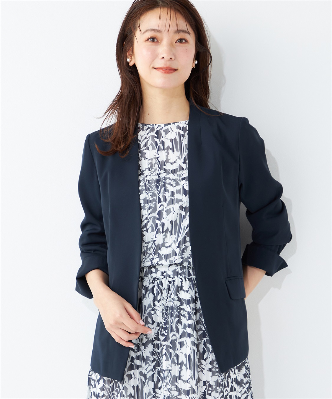 A/C DESIGN BY ALPHA CUBIC 【はっ水】バックサテンジャケット_main