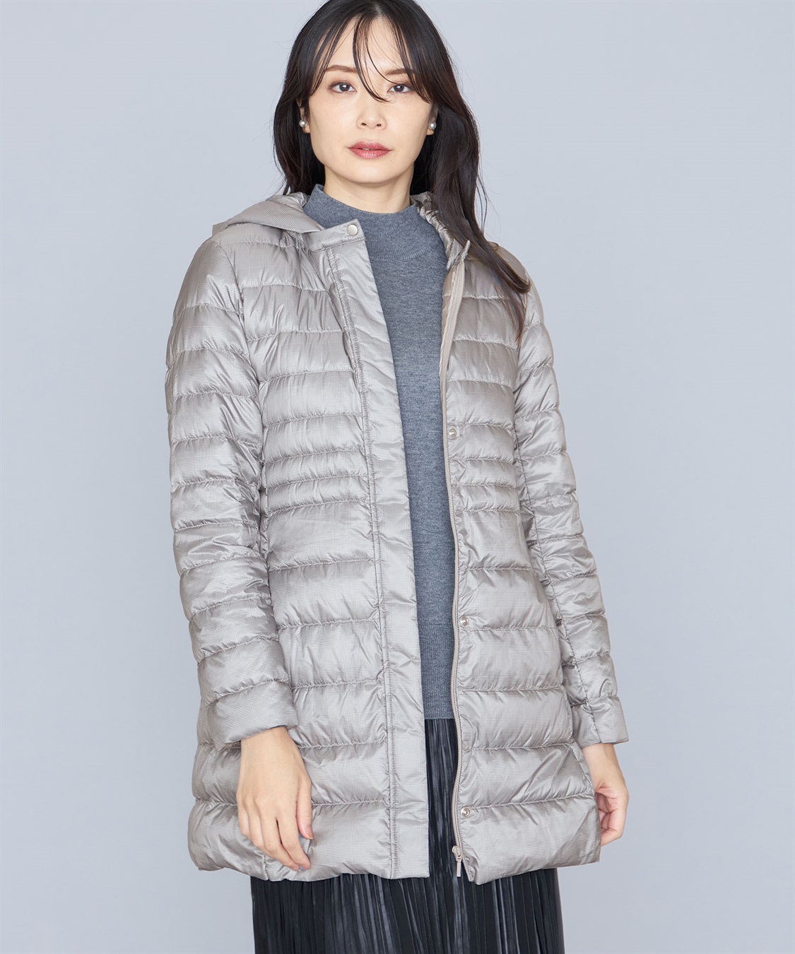 A/C DESIGN BY ALPHA CUBIC ライトダウンロングコート_variation_3