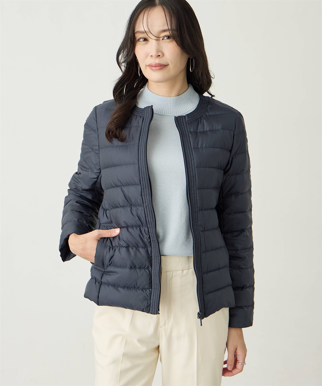 A/C DESIGN BY ALPHA CUBIC ライトダウンショートコート【軽量】_variation_4