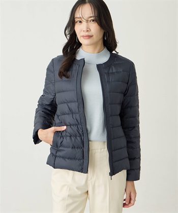 ライトダウンショートコート【軽量】(ネイビー-9号)