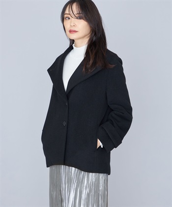 2WAYショートコート(ブラック-9号)