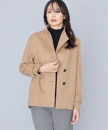 2WAYショートコート(ベージュ-9号)