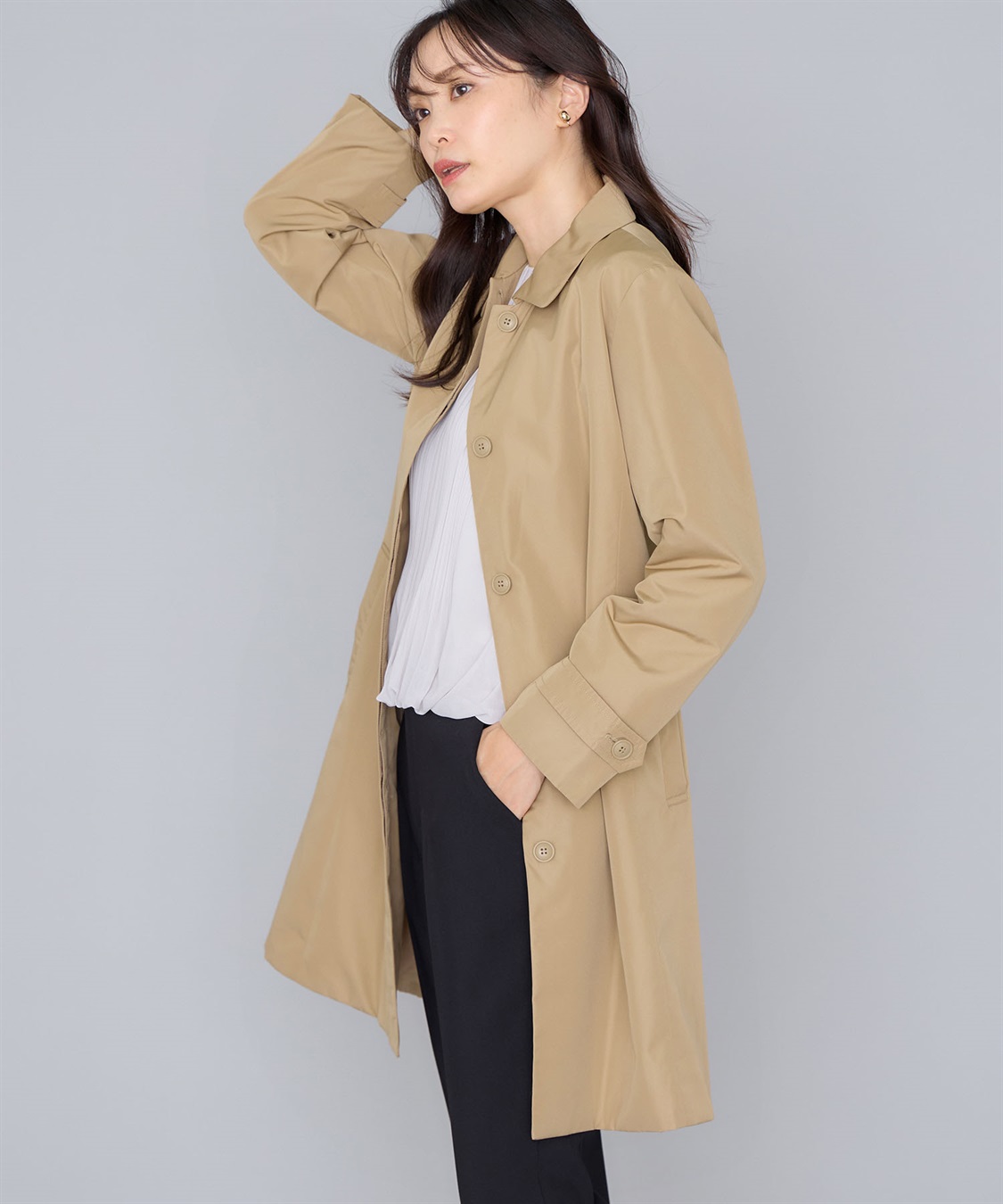 A/C DESIGN BY ALPHA CUBIC スーパーウォームステンカラーコート_variation_1