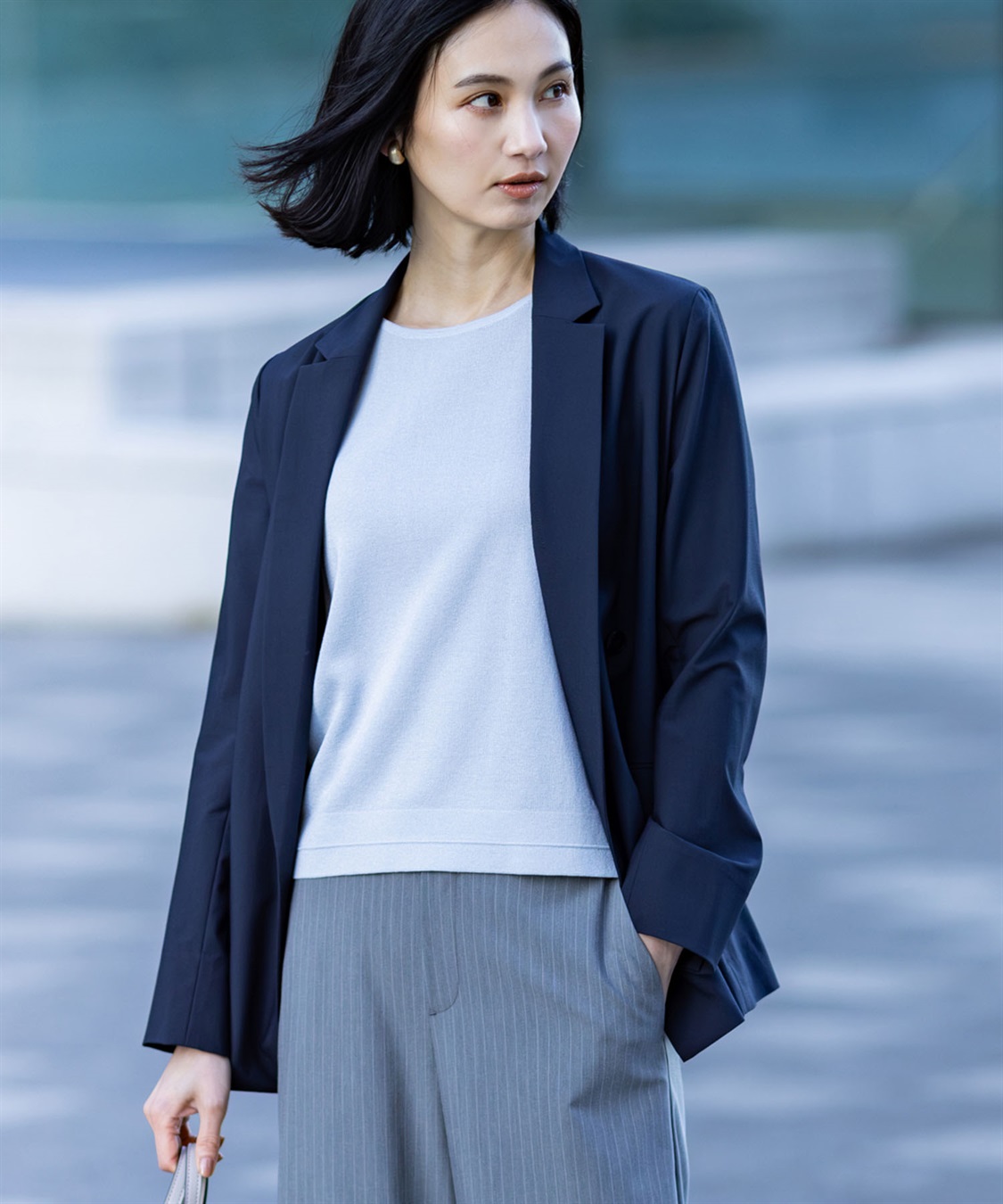 A/C DESIGN BY ALPHA CUBIC ウーリーダブルブレストジャケット【セットアップ対応】_main