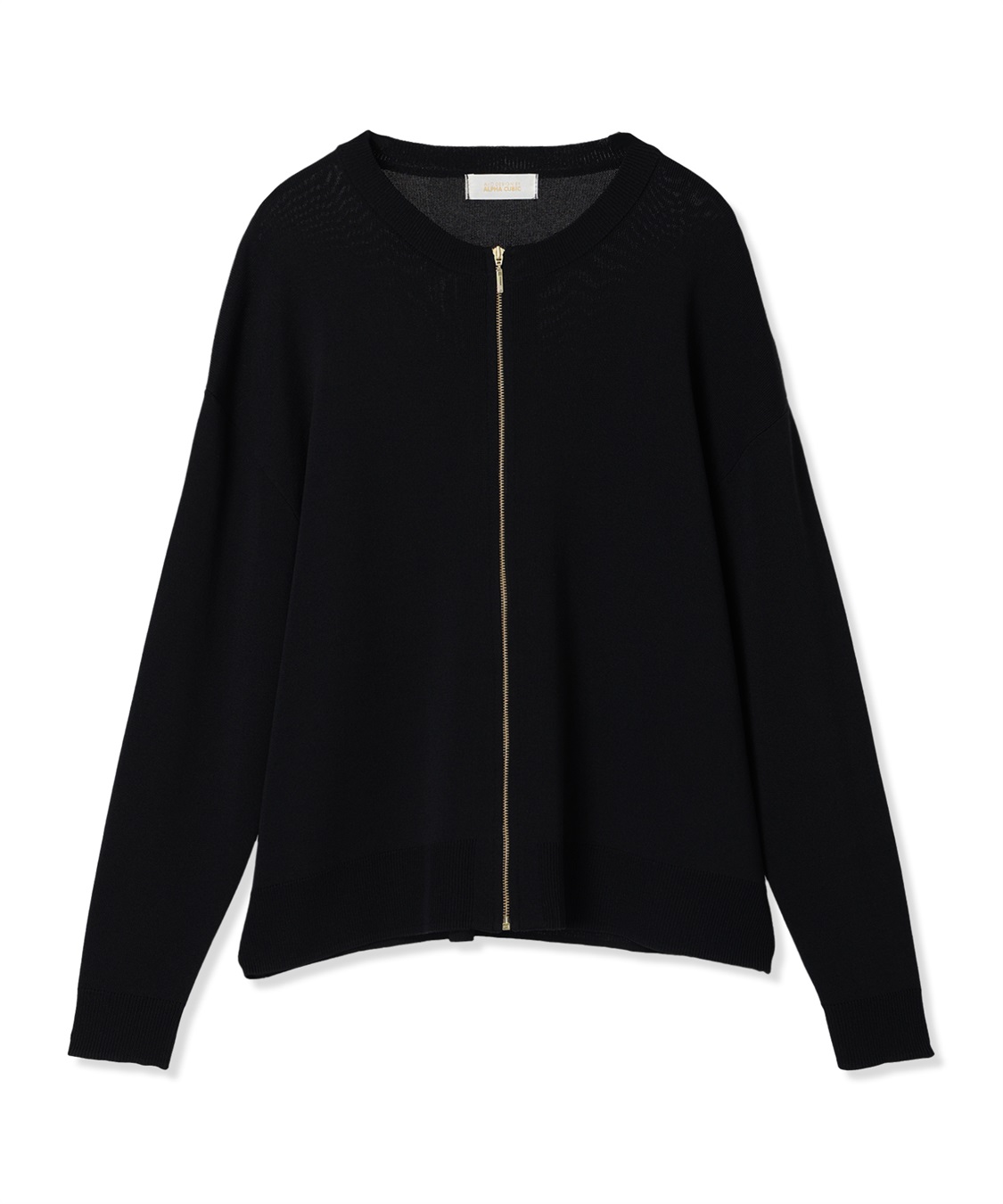 A/C DESIGN BY ALPHA CUBIC ニットブルゾン【洗える】_variation_2