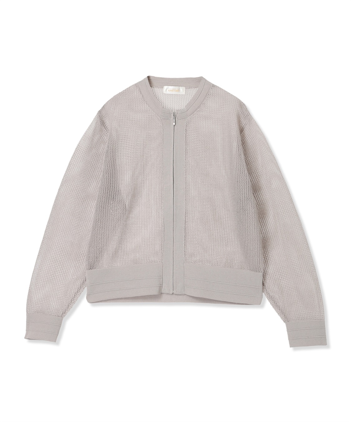 A/C DESIGN BY ALPHA CUBIC メッシュニットブルゾン【手洗い可能】_variation_1