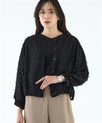 A/C DESIGN BY ALPHA CUBIC カットジャガードブルゾン_variationthumb_1