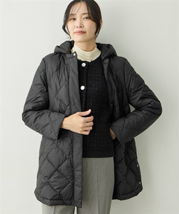 ライトダウンキルトコート【軽量】(ブラック-9号)