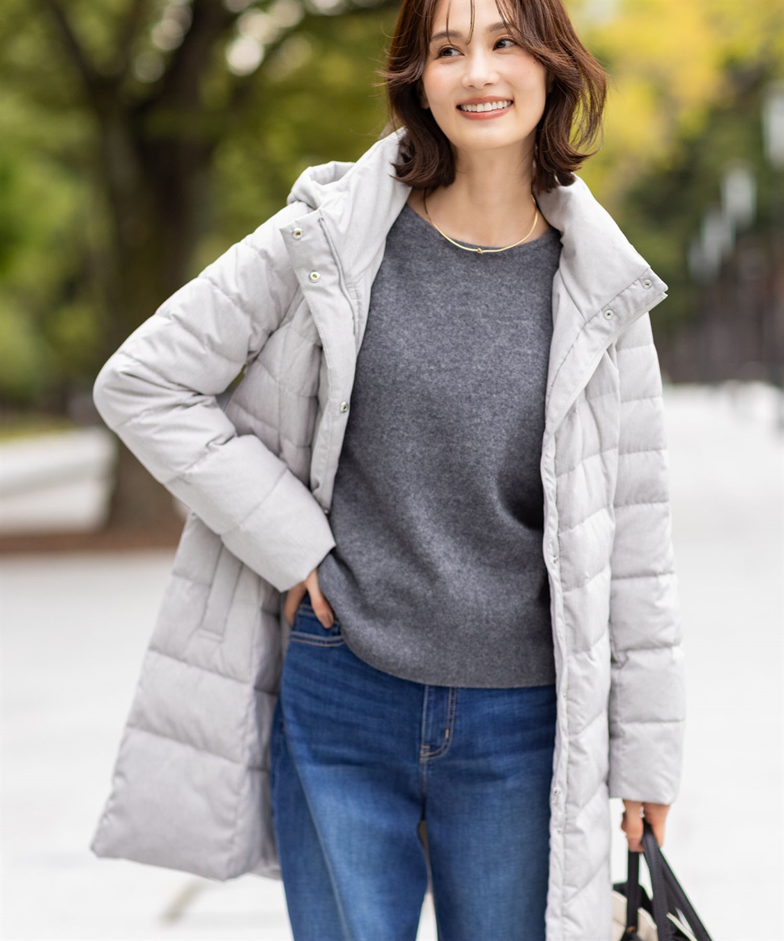 A/C DESIGN BY ALPHA CUBIC ロングダウンコート_main