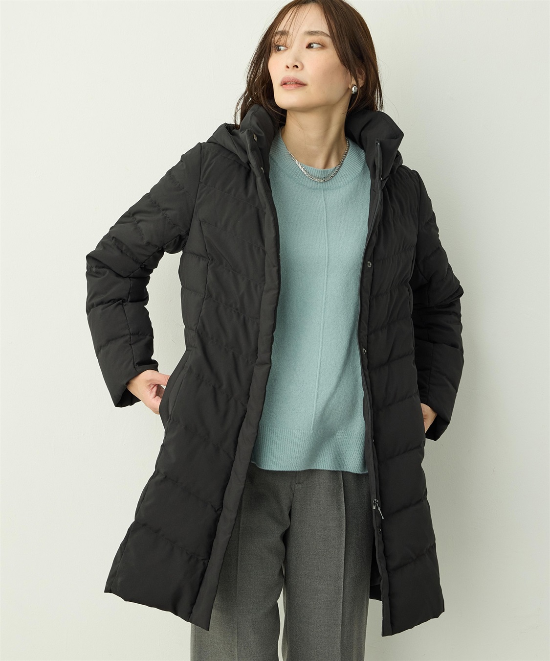 A/C DESIGN BY ALPHA CUBIC ロングダウンコート_variation_2