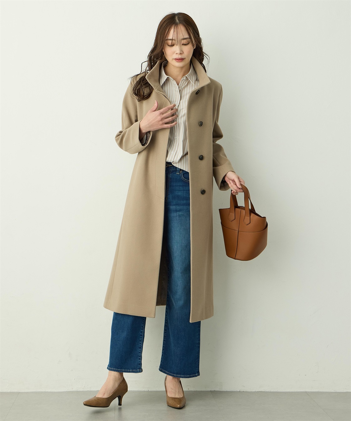 A/C DESIGN BY ALPHA CUBIC スタンドロングコート_variation_2