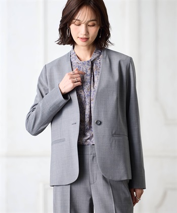 カラーレスジャケット【ファーストライン】(ライトグレー-9号)