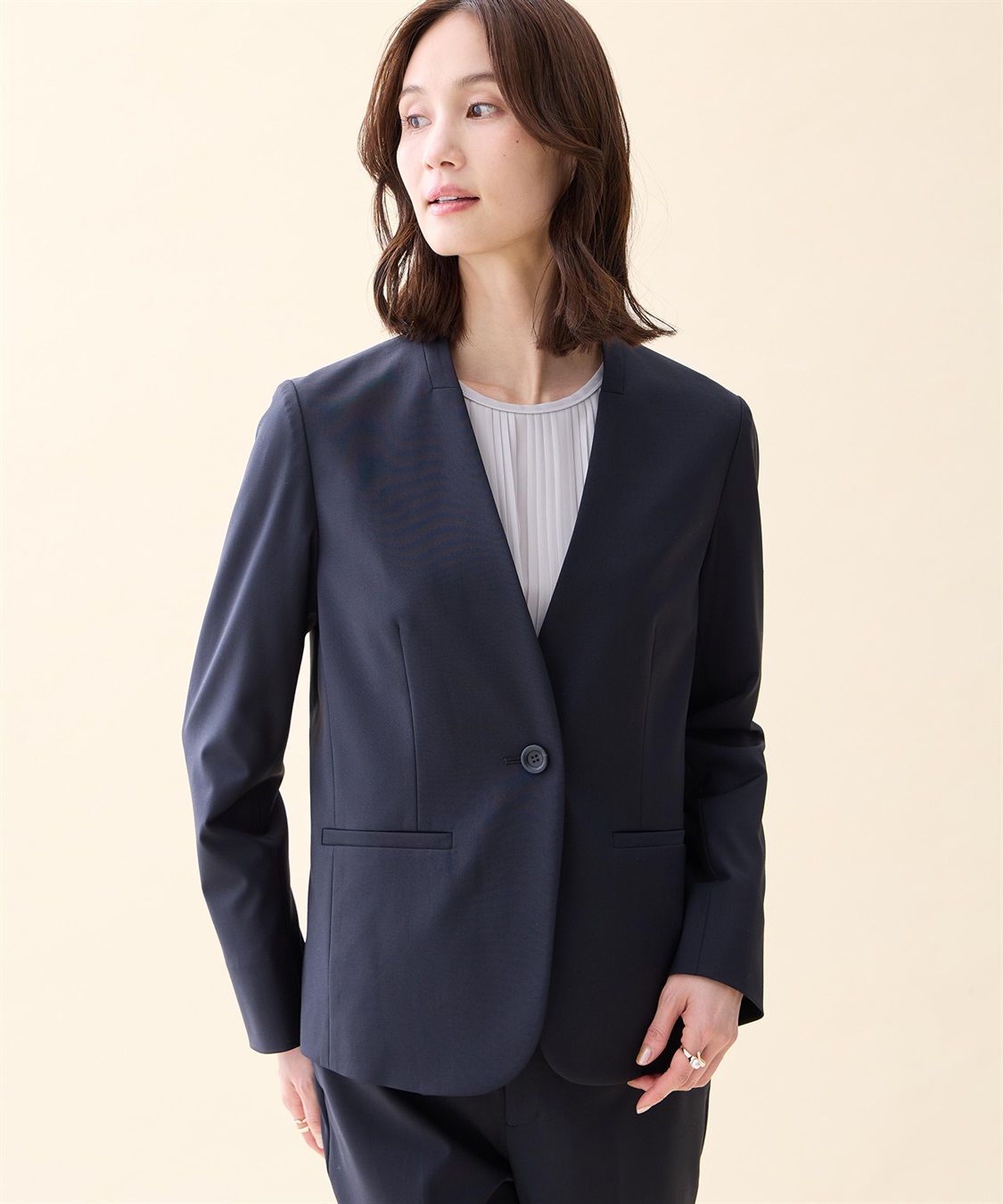 A/C DESIGN BY ALPHA CUBIC カラーレスジャケット【ファーストライン】_variation_4