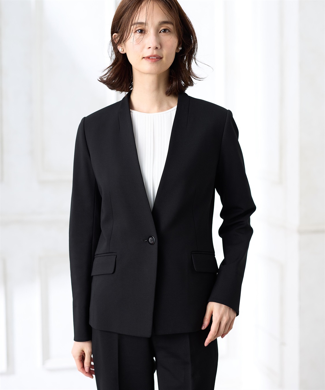 A/C DESIGN BY ALPHA CUBIC 【アルファブリック】カラーレスジャケット【セットアップ対応】_main