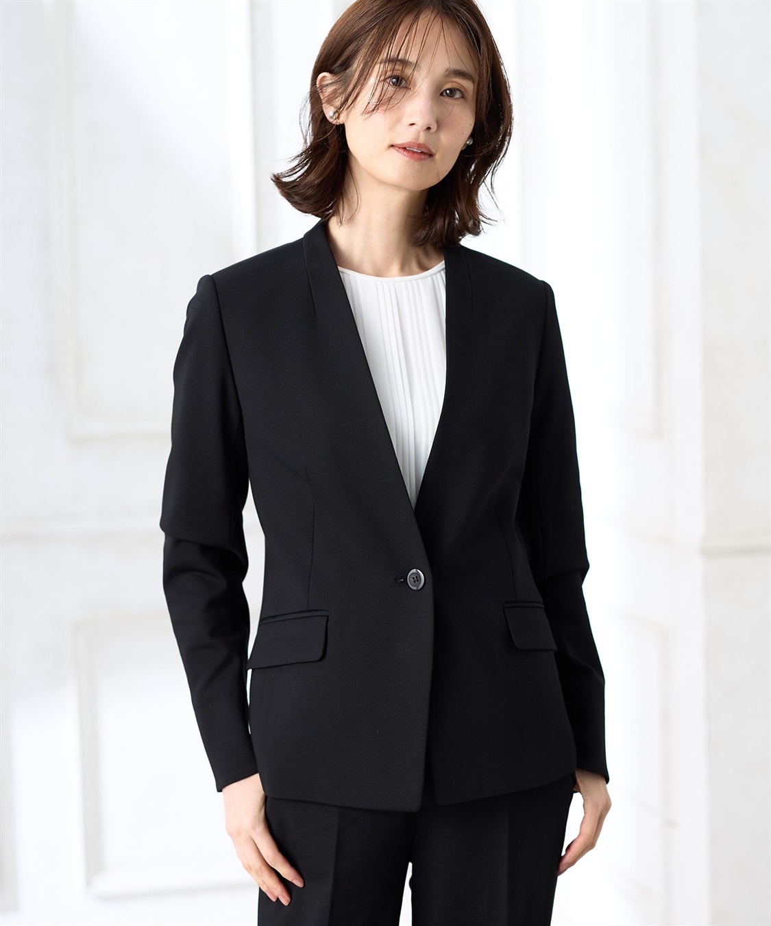 A/C DESIGN BY ALPHA CUBIC 【アルファブリック】カラーレスジャケット【セットアップ対応】_variation_1