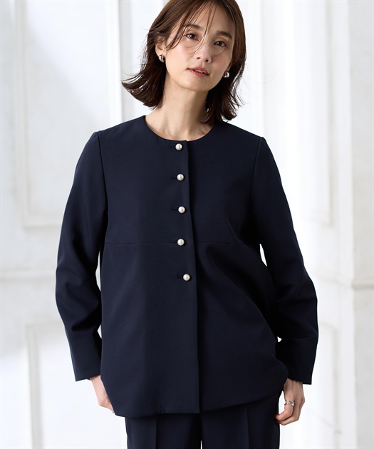 ペプラムジャケット【セットアップ対応】