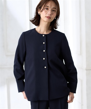 ペプラムジャケット【セットアップ対応】の商品画像