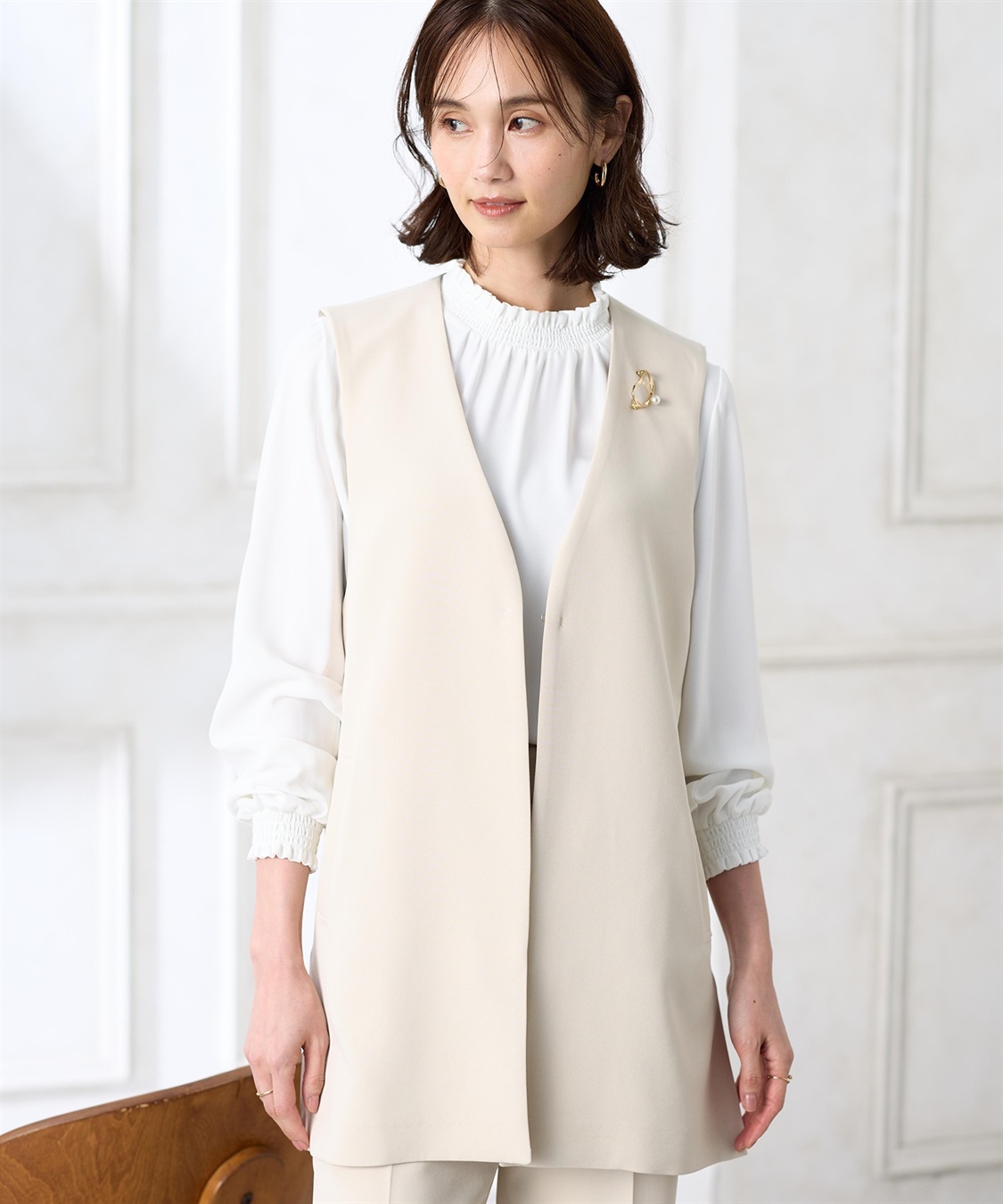 A/C DESIGN BY ALPHA CUBIC ジレジャケット【セットアップ対応】_variation_1