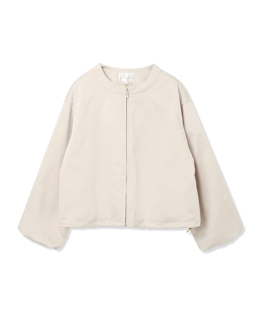 ノーカラーブルゾン