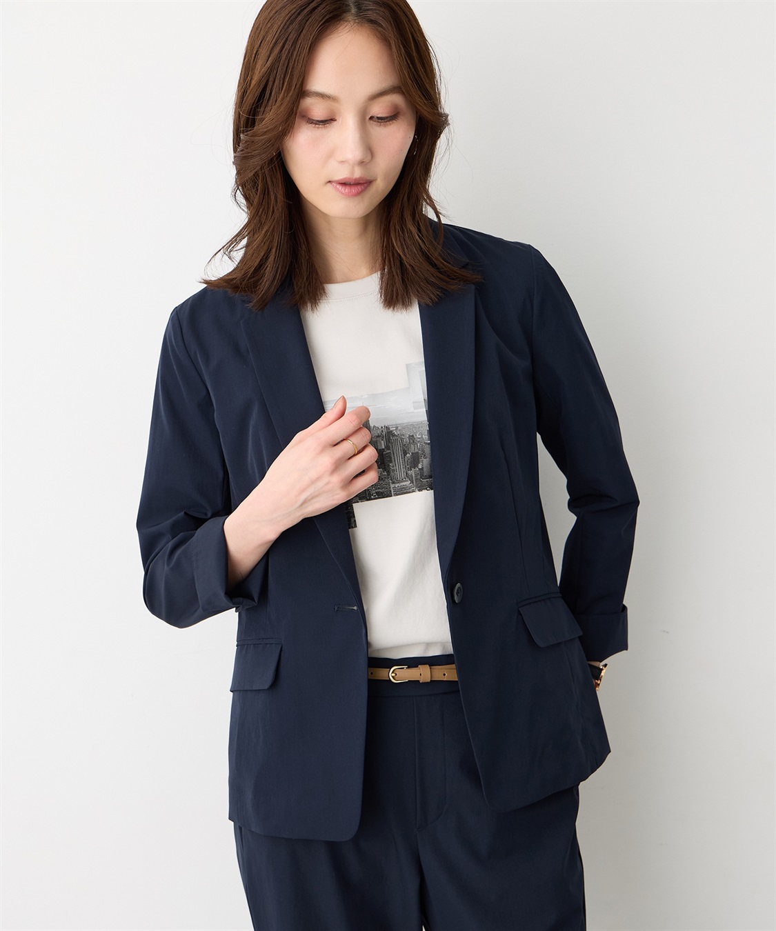 A/C DESIGN BY ALPHA CUBIC 美モーションテーラードジャケット_variation_2