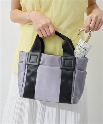 軽量2WAYトートバッグ(ライトグレー-フリー)