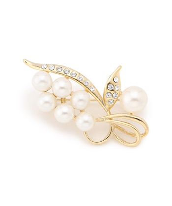 パールブローチ A/C DESIGN BY ALPHA CUBIC｜クロスプラス公式通販サイト