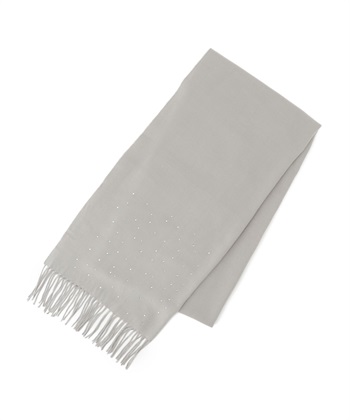 ラメストール(ライトグレー-フリー)