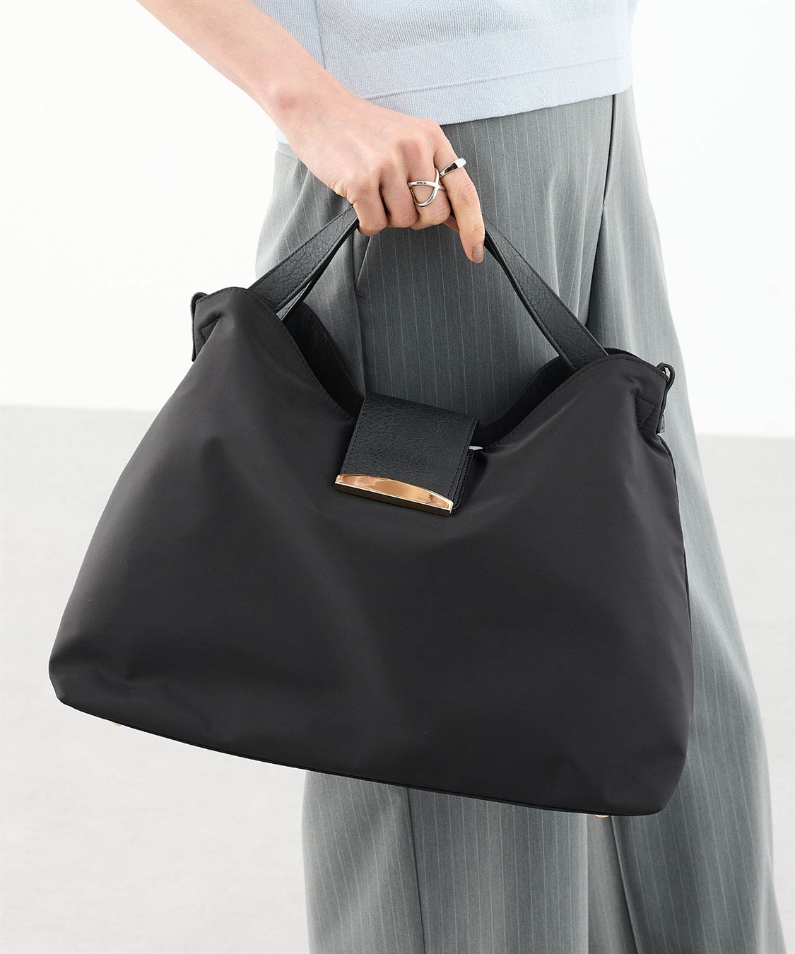 A/C DESIGN BY ALPHA CUBIC 軽量２WAYトートバッグ_main