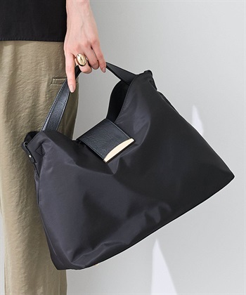 軽量２WAYトートバッグ(ブラック-フリー)