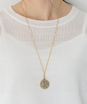 コインネックレス(ゴールド-フリー)