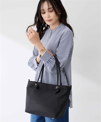 2WAYトートバッグ(ブラック-フリー)