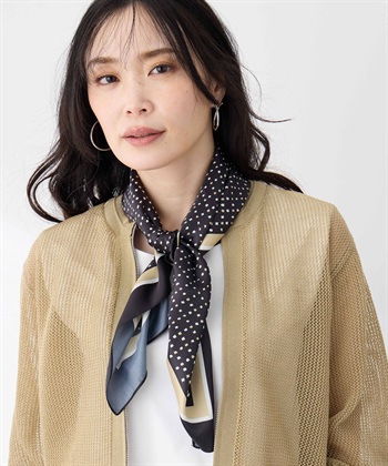 A/C DESIGN BY ALPHA CUBIC アルコラージュプリントスカーフ_variationthumb_1