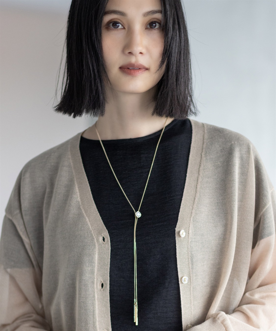 A/C DESIGN BY ALPHA CUBIC ロングネックレス_main