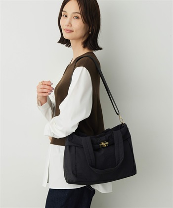 ビット2WAYバッグ(ブラック-フリー)