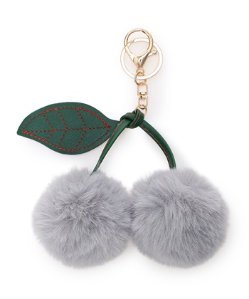 ファーチャーム(ライトグレー-フリー)