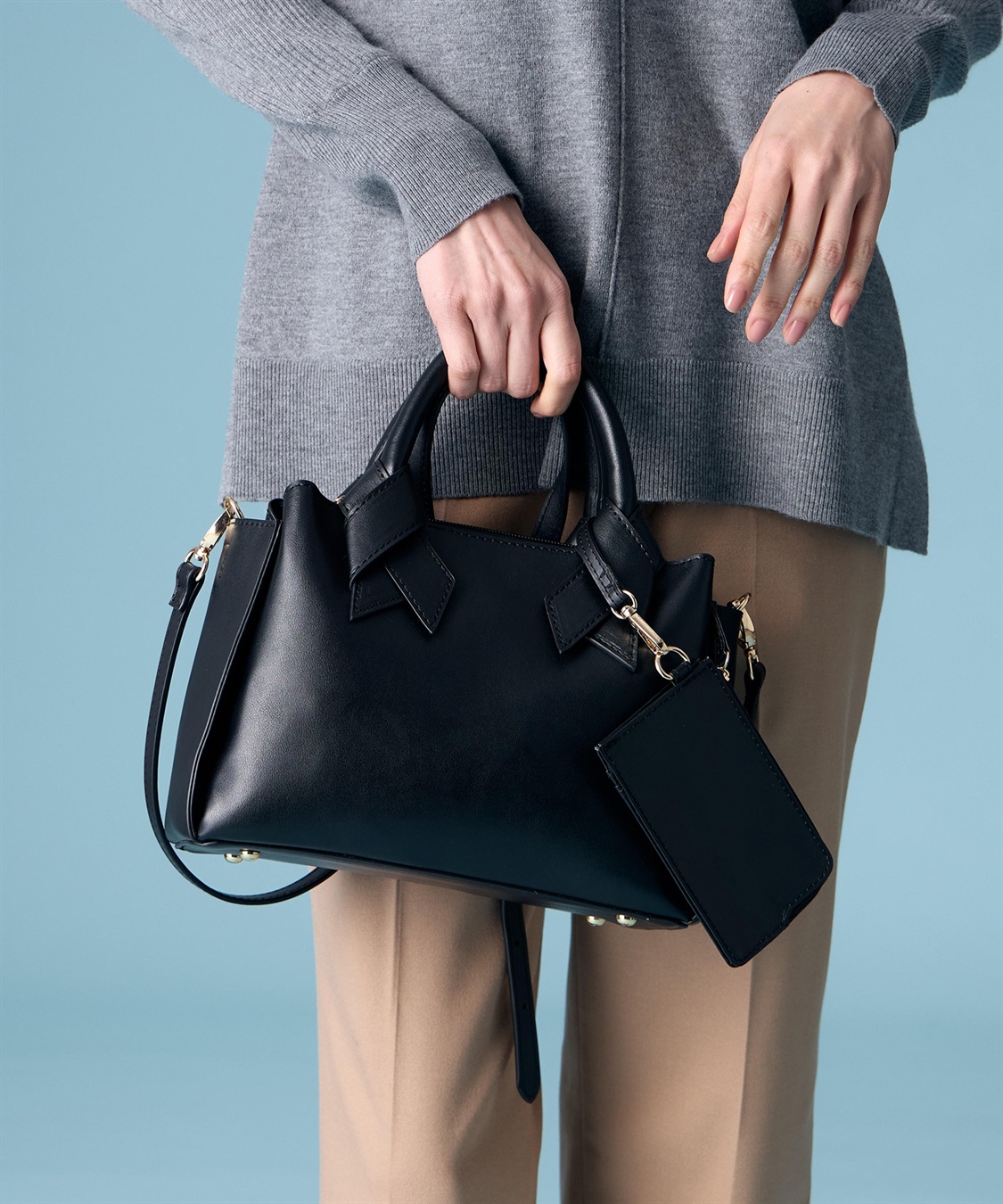 A/C DESIGN BY ALPHA CUBIC バイカラーバッグ_variation_1