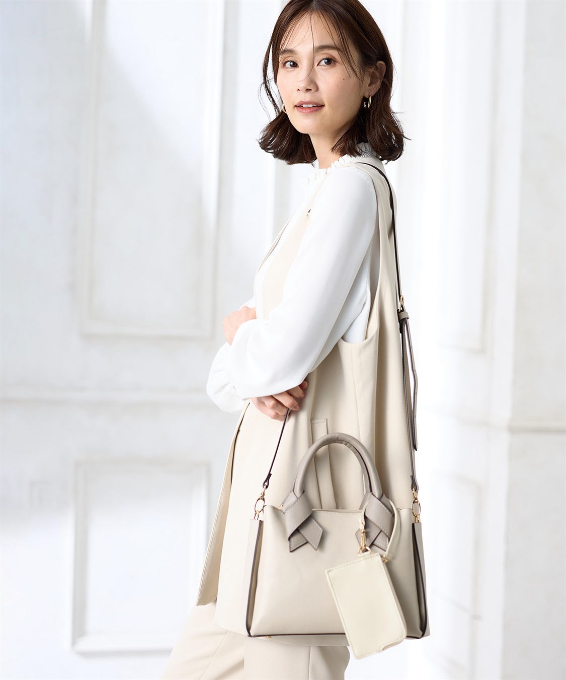 A/C DESIGN BY ALPHA CUBIC バイカラーバッグ_variation_2