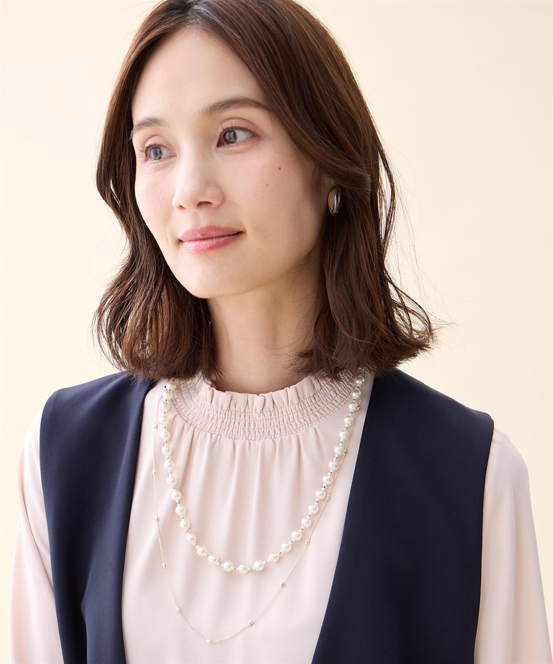 A/C DESIGN BY ALPHA CUBIC パールネックレス_main