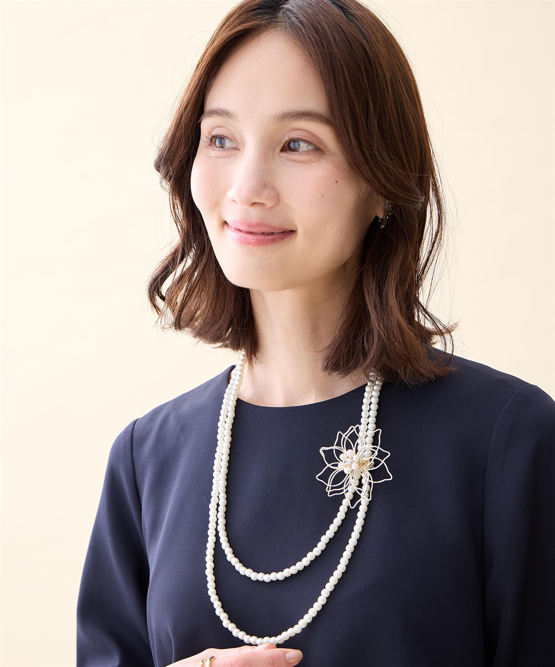 A/C DESIGN BY ALPHA CUBIC ブローチ付きネックレス_variation_1