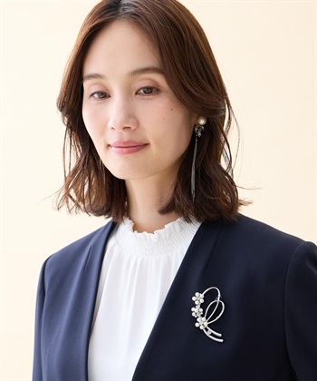 A/C DESIGN BY ALPHA CUBIC リボンモチーフブローチ_variationthumb_2