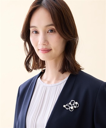 A/C DESIGN BY ALPHA CUBIC パールモチーフブローチ_variationthumb_2