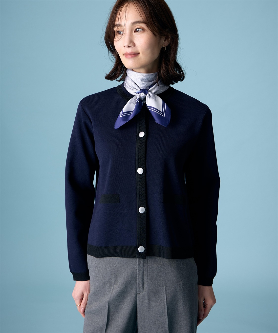 A/C DESIGN BY ALPHA CUBIC プリントスカーフ_main