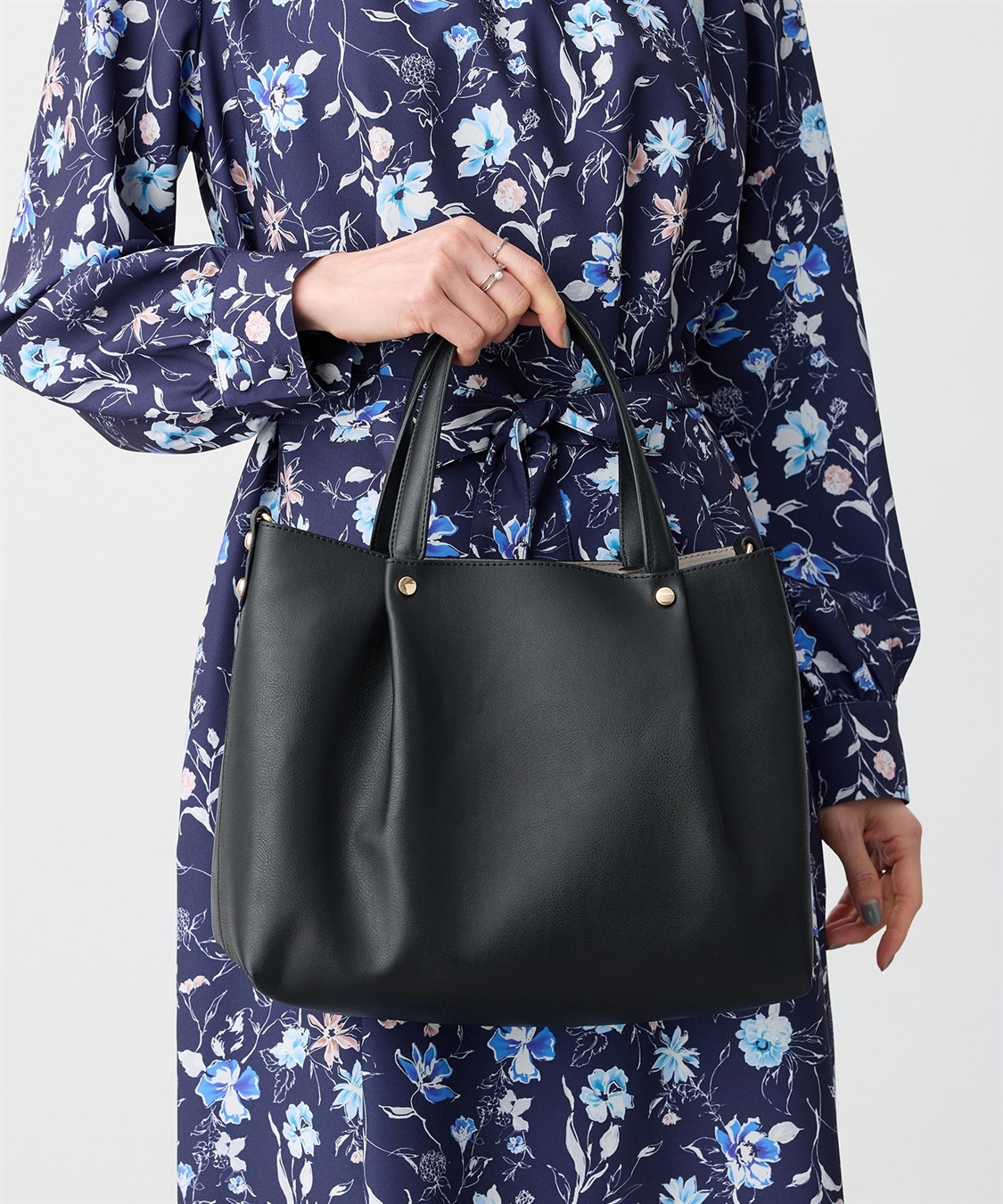 A/C DESIGN BY ALPHA CUBIC ハンドバッグ_main