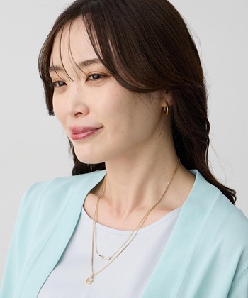 A/C DESIGN BY ALPHA CUBIC ２連モチーフトップネックレス_variationthumb_2