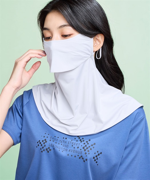 フェイスカバーマスク【接触冷感・UVカット】