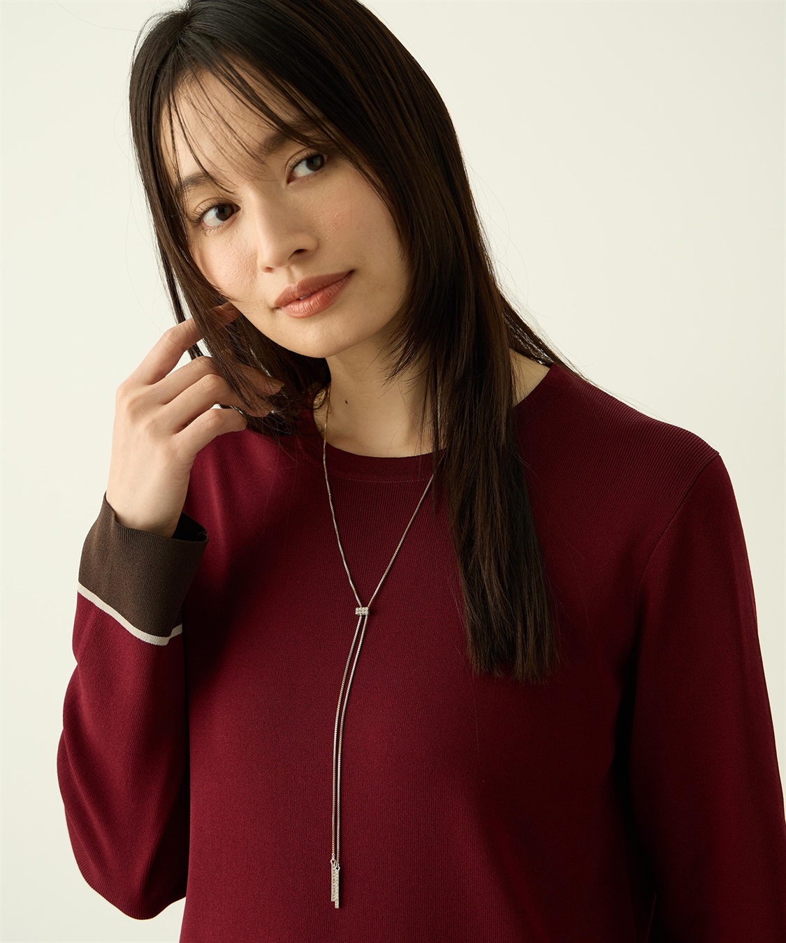 A/C DESIGN BY ALPHA CUBIC ビジューラリエット風ネックレス_variation_1