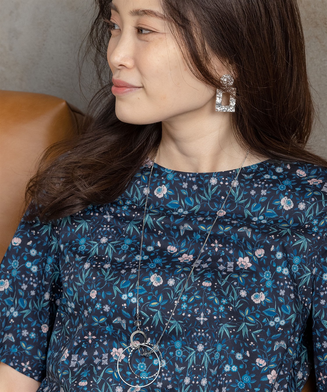 A/C DESIGN BY ALPHA CUBIC ガラスチャームトップネックレス_main