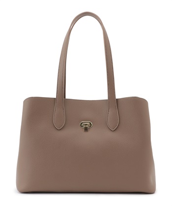 エコレザーA4トートバッグ(ベージュ-フリー)